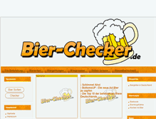 Tablet Screenshot of bier-checker.de